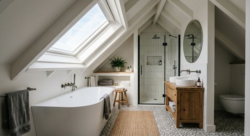 Attic Bathroom Remodeling in Blairsville, GA