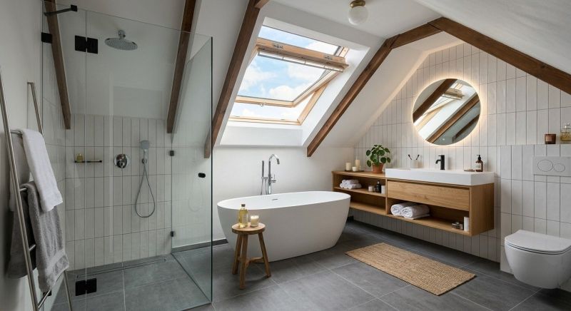 Attic Bathroom Remodeling in Blairsville, GA