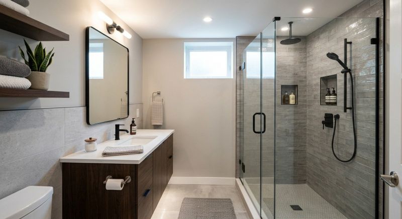 Granite Shower Installation in Blairsville, GA