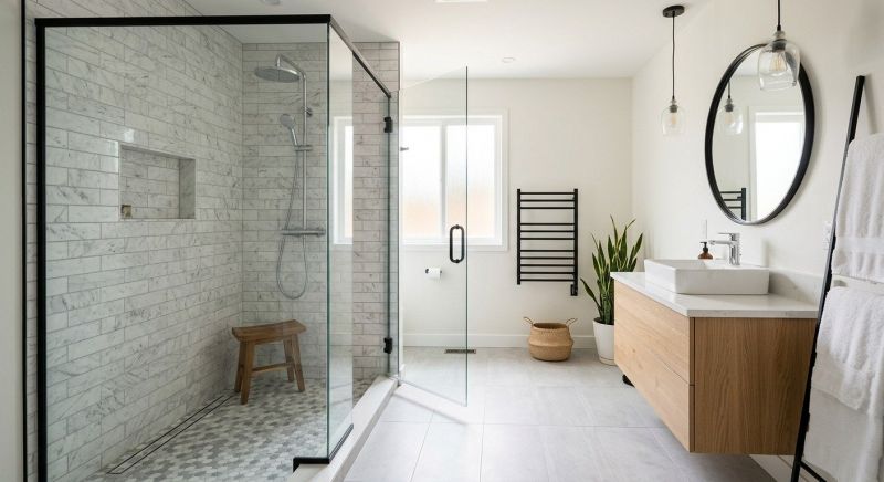 Tub To Shower Conversion in Blairsville, GA